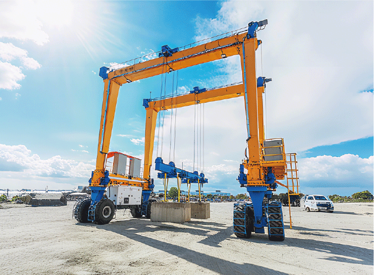 輪胎門式起重機